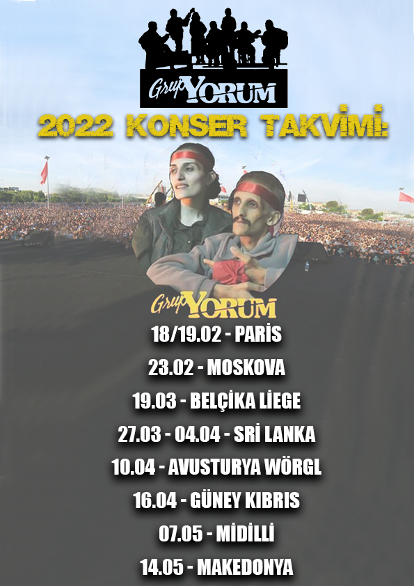 Grup Yorum Konser Takvimi’ni Yayınlıyoruz! - Image 1
