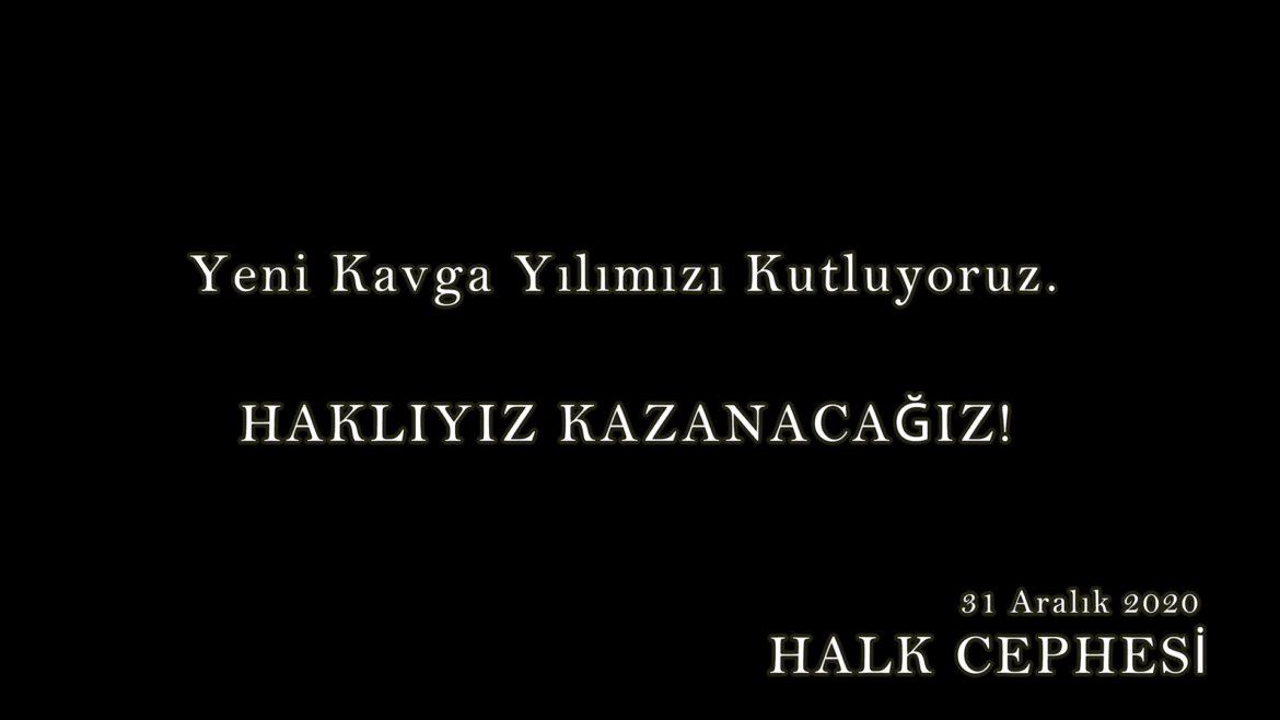 Halk Cephesi Yeni Yıl Kurgusu: Kavganın 1 Yılı - Image 1