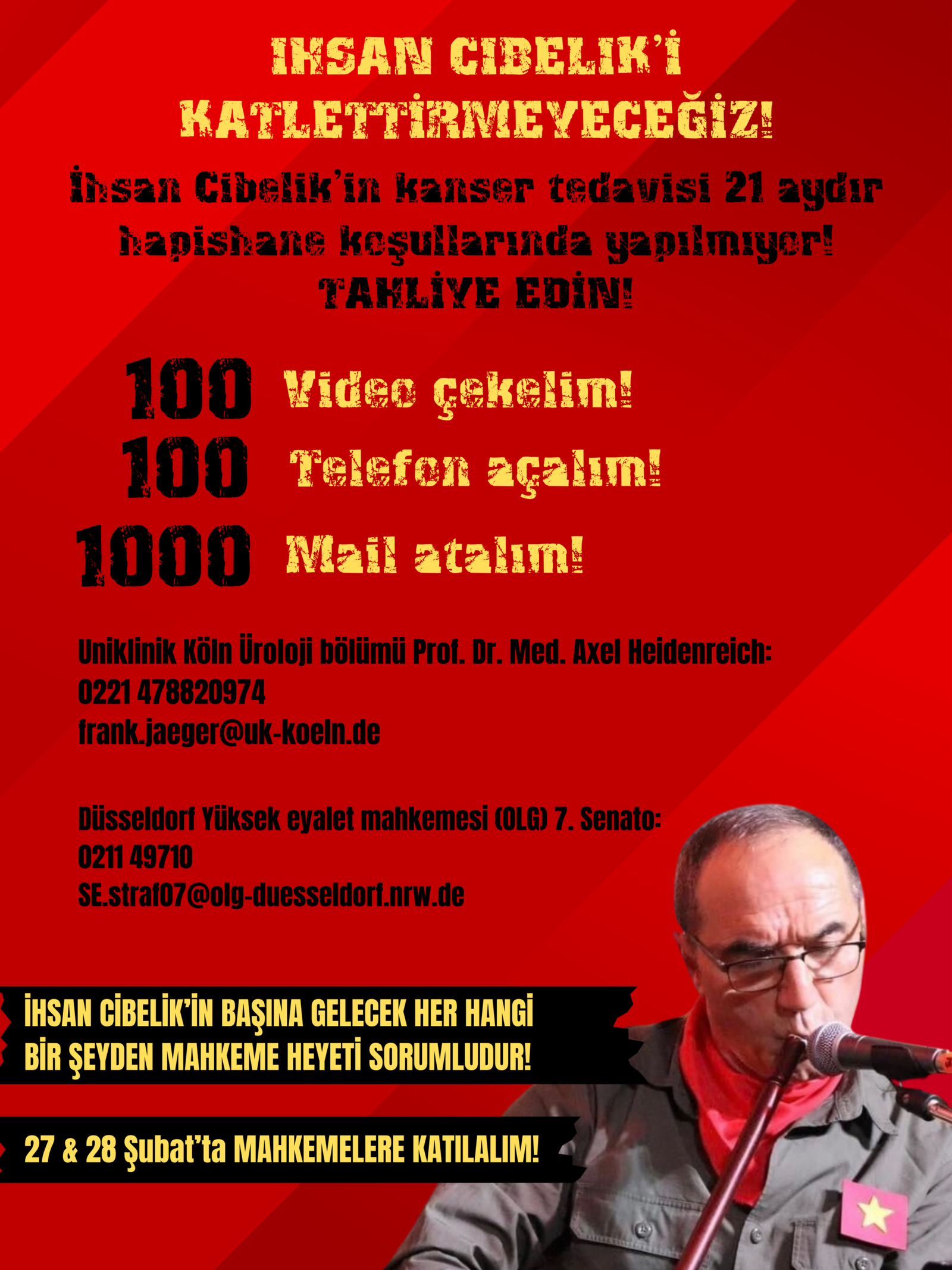 129 yasaları kaldırılsın komitesinden çağrı: İhsan Cibelik için teşhir kampanyası başlatıyoruz! - Image 1