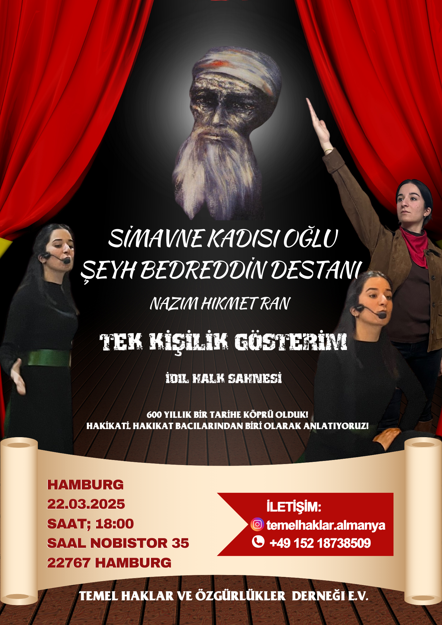 Şeyh Bedrettin Oyunu İçin Hamburg’da Çalışmalar Başladı - Image 1