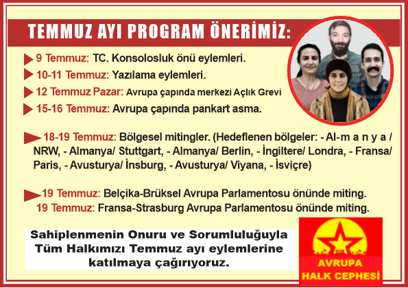 Avrupa Halk Cephesinden Eylem İçin Çağrı:Avrupa’da Sahiplenmeyi Büyütüyoruz - Image 1