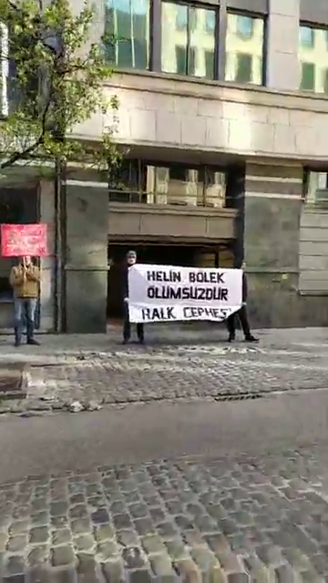 Brüksel Türkiye Konsolosluğu Önünde Halk Cepheliler Helin’in Hesabını Sordu - Image 1
