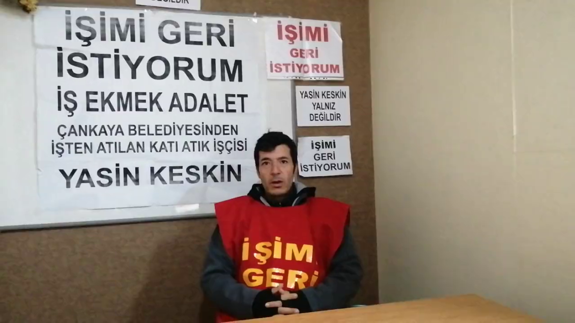 Çankaya Belediye İşçisi Yasin Keskin Direnişini Ve Baskıları Anlatıyor - Image 1