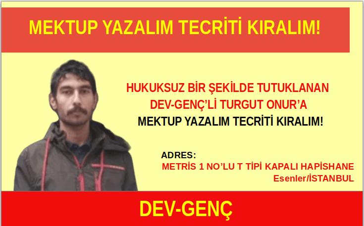 İstanbul Dev-Genç: Turgut Onur’a Mektuplar Yazalım - Image 1