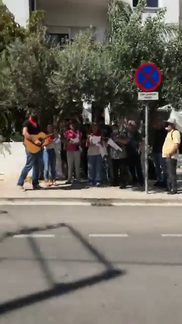 Kıbrıs Enternasyonal Sanat Cephesi İhsan Cibelik İçin Almanya Büyükelçiliği Önünde Eylem Yaptı - Image 1