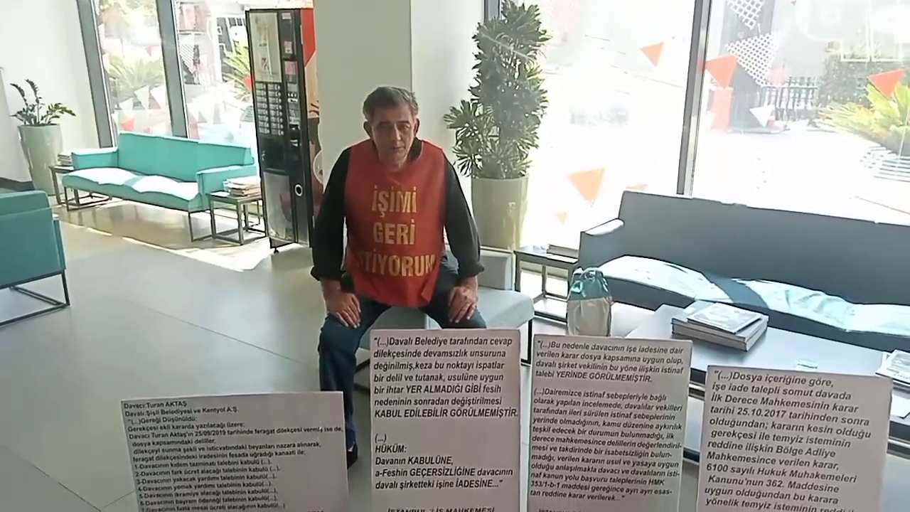 Şişli Direnişçisi Turan Aktaş CHP İstanbul İl Başkanlığında Oturma Eylemine Başladı - Image 1