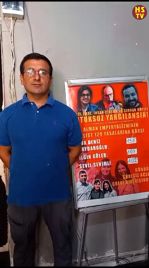 Yunanistan’dan Almanya’da Tutsak Grup Yorum Üyesi İhsan Cibelik İçin Destek Videoları - Image 1
