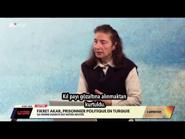 Şükriye Akar Fransız Kanalı Le Media TV’ye Kuyu Tipi Hapishanelerle İlgili Röportaj Verdi - Image 1