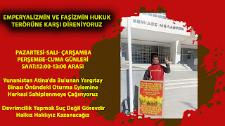 Emperyalizmin ve Faşizmin Hukuk Terörüne Karşı Başlattığımız Direnişimiz 30. Gününde - Image 1